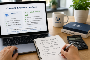 Članarina ili naknada za usluge - udruge - Laboratorij inovativnih ideja